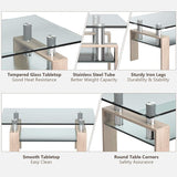 moderne salontafel met lage plank