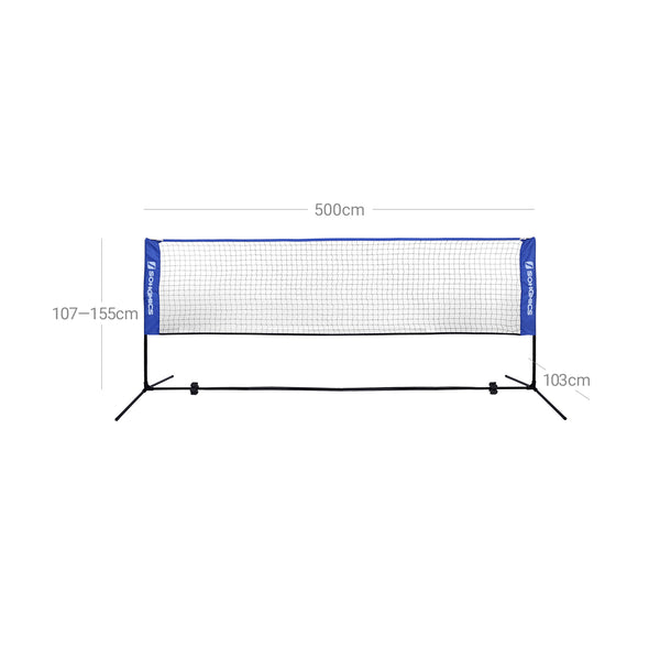 Badmintonnet met metalen frame