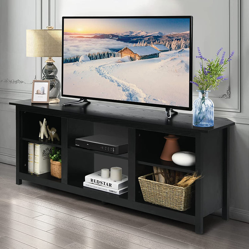 tv-meubel met open planken