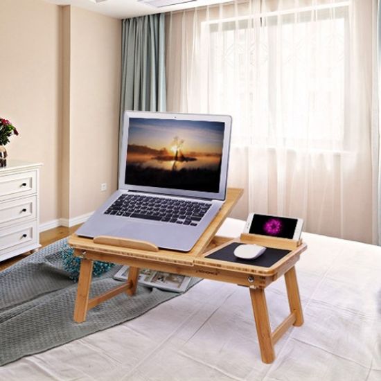 Bamboe opvouwbare laptoptafel