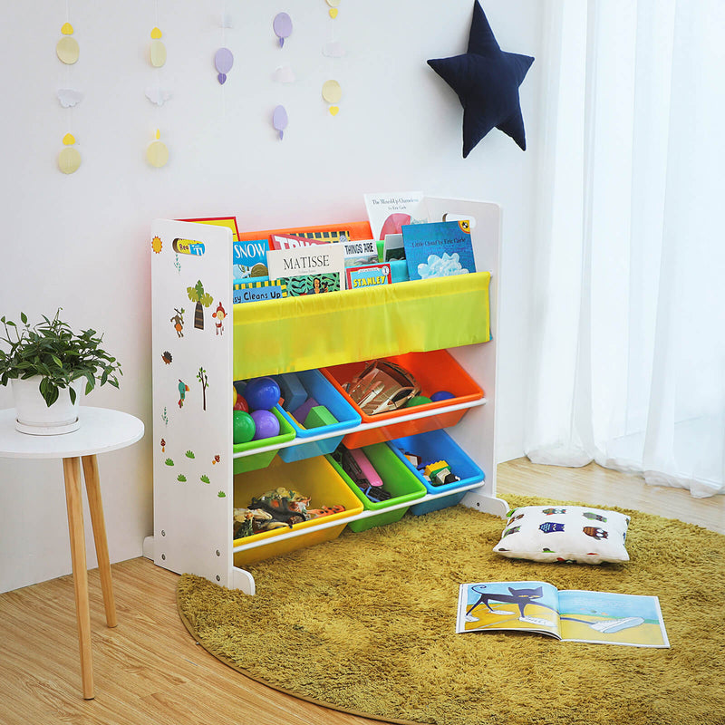 Kinderplank voor speelgoed en boeken