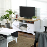 Eenvoudig tv-meubel wit